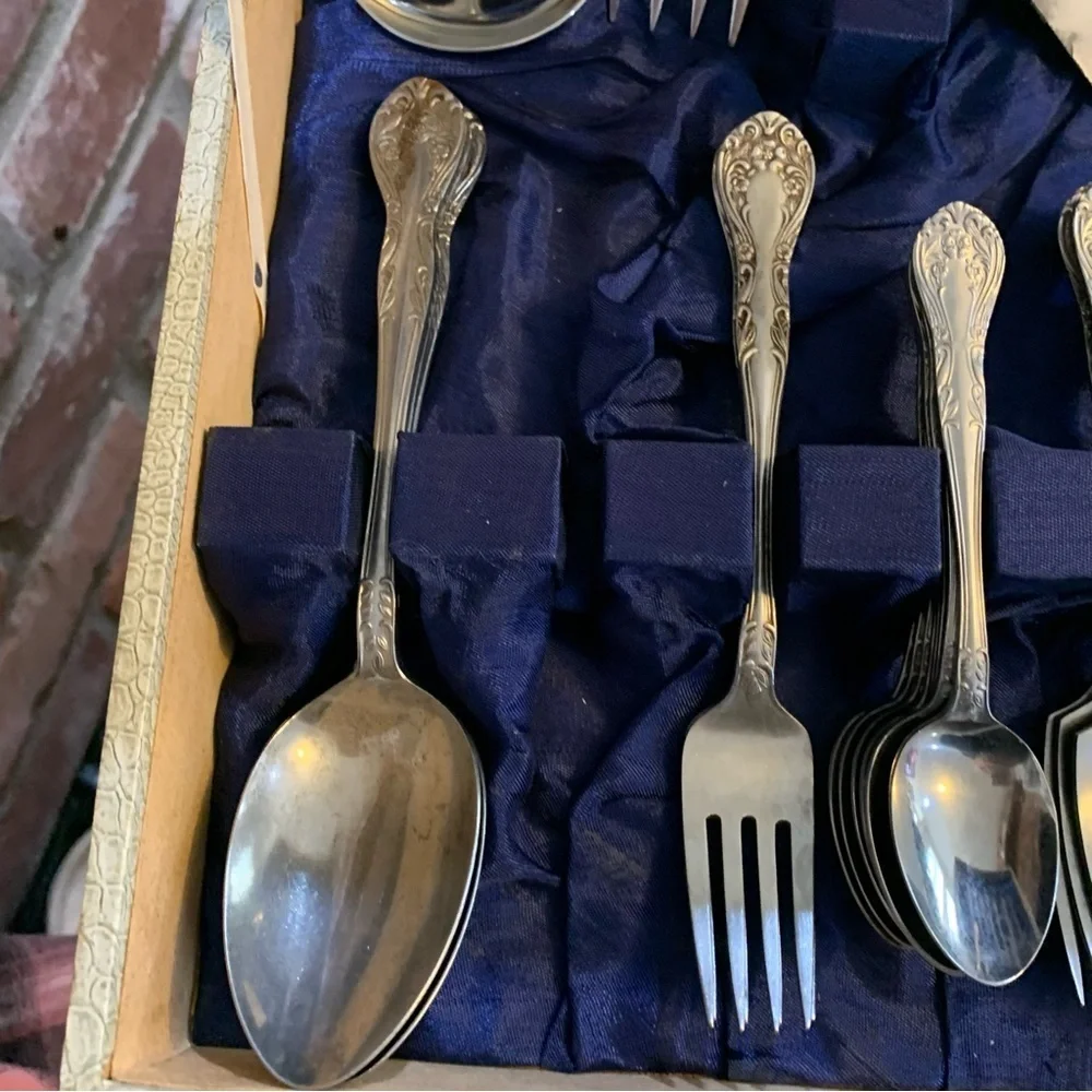 Vintage Stainless Steel Flatware Set